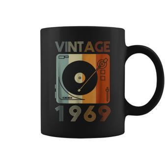 Vintage 1969 Retro Record Player Birthday Vinyl Dj Coffee Mug | Mazezy
