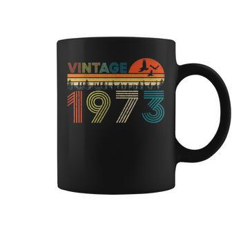 Vintage 1973 50 Years Old 50Th Birthday Gifts For Men Women V2 Coffee Mug | Mazezy