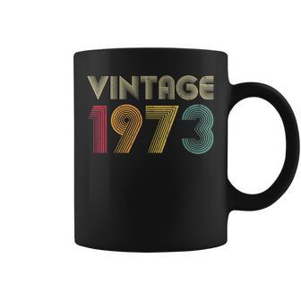 Vintage 1973 50Th Birthday Gift Retro 50 Years Old Mom Dad Coffee Mug - Seseable