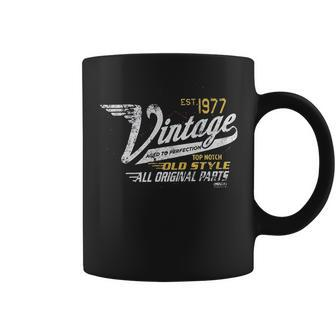Vintage 1977 Aged To Perfection Vintage Racing Coffee Mug - Thegiftio UK