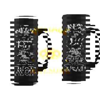 Vintage 1977 Sunflower 46 Years Old 46Th Birthday Coffee Mug - Seseable
