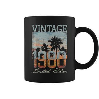 Vintage 1980 Limited Edition 40Th Birthday 40 Year Old Gift Coffee Mug | Mazezy