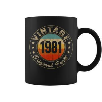 Vintage 1981 40 Yrs Old 40Th Birthday Men Woman Gift Coffee Mug - Seseable