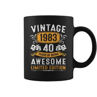 Vintage 1983 Limited Edition 40 Year Old Gifts 40Th Birthday Coffee Mug - Seseable