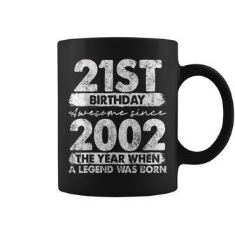 Vintage 2002 21 Year Old Gifts Limited Edition 21St Birthday V2 Coffee Mug | Mazezy