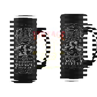 Vintage 2002 Limited Edition 21 Year Old 21St Birthday Mens Coffee Mug - Thegiftio UK