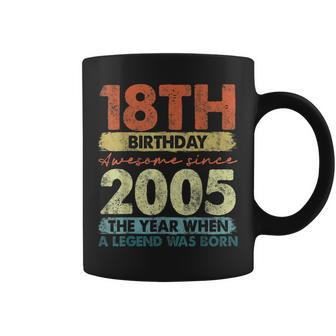 Vintage 2005 18 Year Old Gifts Limited Edition 18Th Birthday Coffee Mug | Mazezy