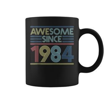Vintage 39Th Birthday Gifts - Awesome Since 1984 Coffee Mug - Seseable