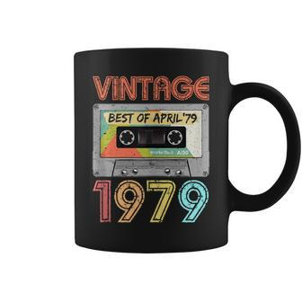 Vintage 40Th Birthday April 1979 | Mens Womens Vintage 1979 Tank Top Coffee Mug | Mazezy DE