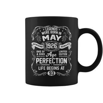 Vintage 93Rd Birthday Gift May 1926 Shirt 93 Years Old Coffee Mug | Mazezy