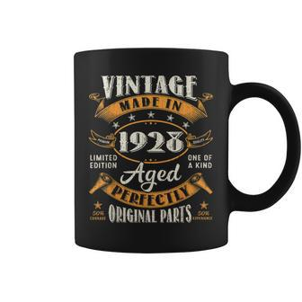 Vintage 95Th Birthday Decorations Men Funny 1928 95 Birthday Coffee Mug | Mazezy