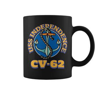 Vintage Anchor Navy Aircraft Carrier Cv-62 Uss Independence Coffee Mug - Seseable