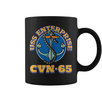 Vintage Anchor Us Aircraft Carrier Cvn-65 Uss Enterprise Coffee Mug - Seseable
