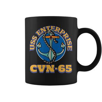 Vintage Anchor Us Aircraft Carrier Cvn-65 Uss Enterprise Coffee Mug - Seseable