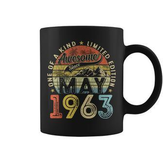 Vintage Awesome Since May 1963 One Of A Kind-Limited Edition Coffee Mug | Mazezy