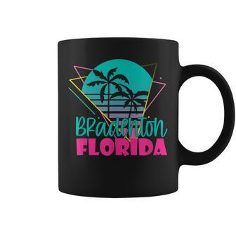 Vintage Beach Vacation Palm Tree Bradenton Florida Coffee Mug - Seseable