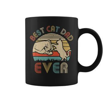 Vintage Best Cat Dad Ever Bump Fit Funny Dat Coffee Mug - Seseable