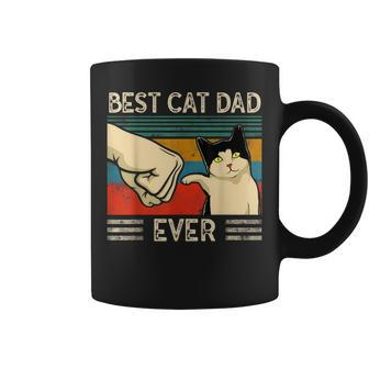 Vintage Best Cat Dad Ever Bump Fit V2 Coffee Mug - Seseable