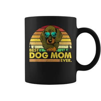 Vintage Best Dachshund Mom Ever Dog Mommy Mother Coffee Mug | Mazezy