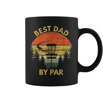 Vintage Best Dad By Par Disc Golf Gift Men Fathers Day Gift Coffee Mug - Seseable