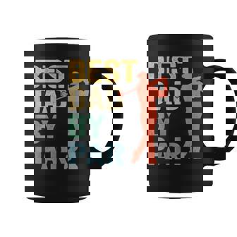 Vintage Best Dad By Par Fathers Day Golfing Golfers Gift For Mens Coffee Mug | Mazezy