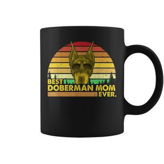 Vintage Best Doberman Mom Ever Dog Mommy Mother Coffee Mug | Mazezy