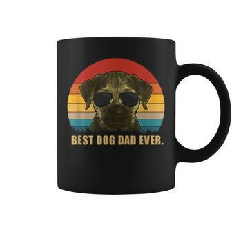 Vintage Best Dog Dad Ever T Border Terrier Coffee Mug | Mazezy