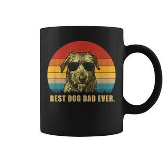 Vintage Best Dog Dad Ever T Irish Wolfhound Coffee Mug | Seseable CA