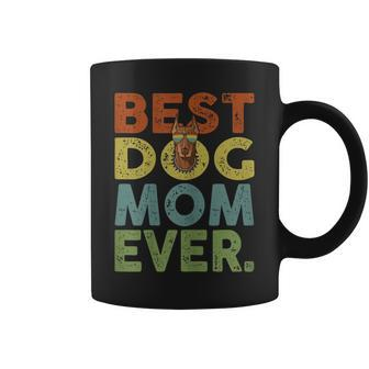 Vintage Best Dog Mom Ever Gift Doberman Dog Lover Gift For Womens Coffee Mug | Mazezy