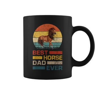 Vintage Best Horse Dad Ever Gift Animals Lover Coffee Mug | Mazezy
