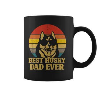 Vintage Best Husky Dad Ever Gift For Dog Lover Coffee Mug | Mazezy