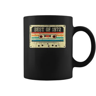 Vintage Best Of 1972 49Th Birthday Gifts Retro Cassette Tape Coffee Mug - Thegiftio UK