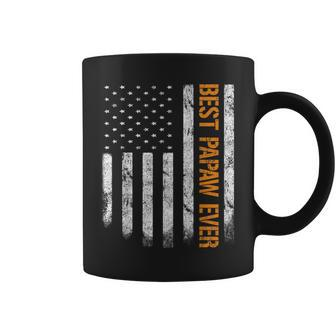 Vintage Best Papaw Ever American Flag Gift Coffee Mug | Mazezy UK