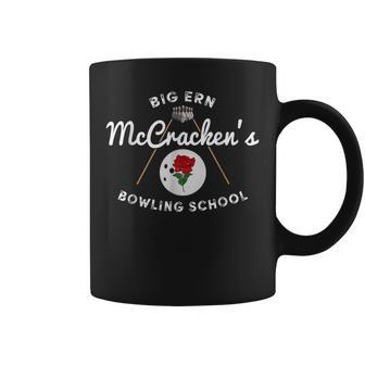 Vintage Big Ern Mccrackens Bowling School Gift Lover Bowling Coffee Mug - Seseable