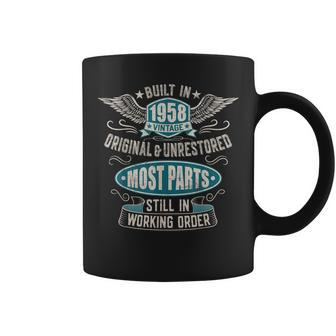 Vintage Birthday Born In 1958 Built In The 50S Coffee Mug - Thegiftio UK