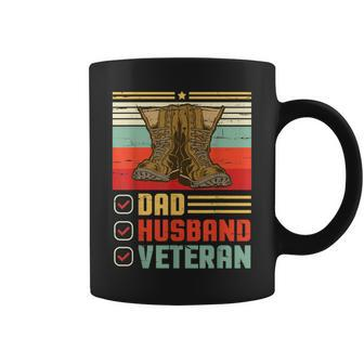 Vintage Boot Happy Veteran Day Father Dad Husband Veteran Coffee Mug - Seseable
