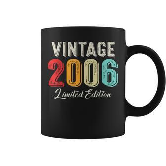Vintage Born In 2006 Birthday Year Party Wedding Anniversary Coffee Mug | Seseable CA