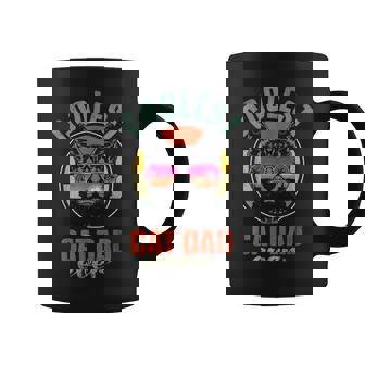 Vintage Cat Coolest Dad Ever Fathers Day Retro Mens Coffee Mug | Seseable CA
