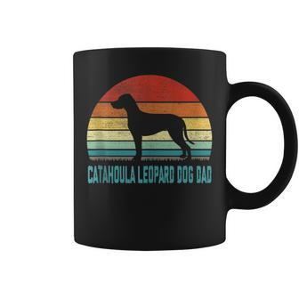 Vintage Catahoula Leopard Dog Dad - Dog Lover Coffee Mug - Seseable