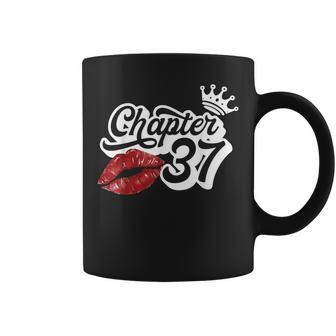 Vintage Chapter 37 Classy Lips Happy Birthday 37 Years Born Coffee Mug - Seseable