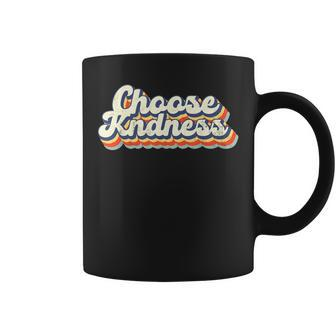 Vintage Choose Kindness Be Kind Inspirational Teacher Coffee Mug - Seseable