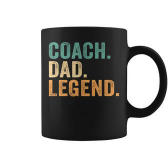 Vintage Coach Dad Legend Fathers Day Gift Coffee Mug | Mazezy
