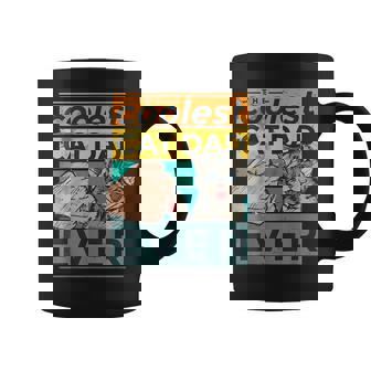Vintage Dad Cat The Coolest Dad Cat Ever Fathers Day Coffee Mug | Seseable CA