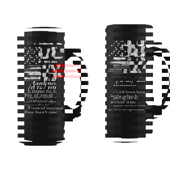 Vintage Dad Tax Definition Funny Fathers Day V2 Coffee Mug - Thegiftio UK
