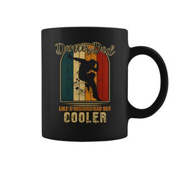 Vintage Dancer Dad Like A Regular Dad But Cooler Coffee Mug | Mazezy