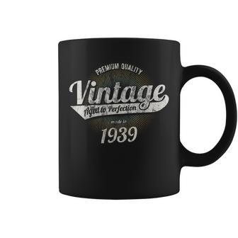 Vintage Est 1939 80 Years Old 80Th Birthday Gift Coffee Mug | Mazezy