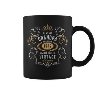 Vintage Grandpa 1949 Vintage 70Th Birthday Coffee Mug | Mazezy