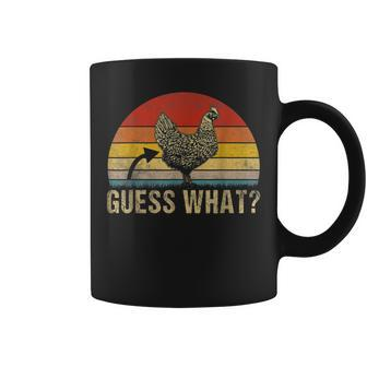 Vintage Guess What Chicken Butt Farm Coffee Mug | Mazezy