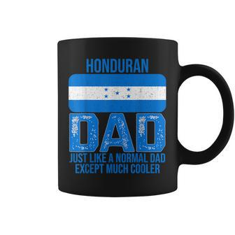 Vintage Honduran Dad Honduras Flag Design For Fathers Day Coffee Mug - Seseable