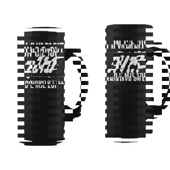 Vintage I Only Care About Anime And Like Maybe 3 People Gift Coffee Mug | Seseable CA